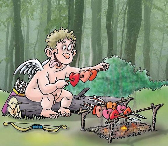 Про осень, смешные картинки любовь