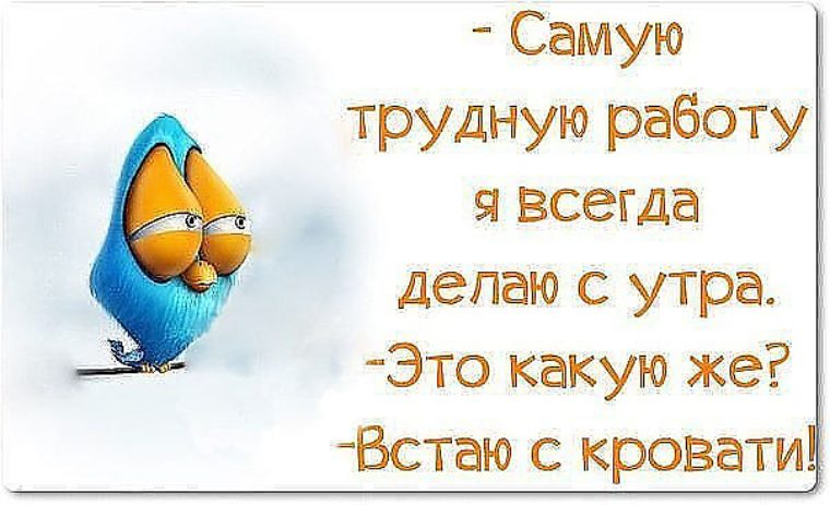 Утро тяжелое картинки смешные