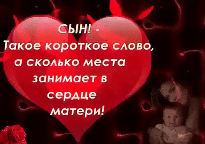 Чаи, син ты мамина гордость открытки анимашки
