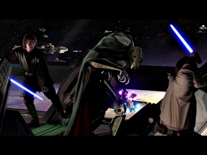 Оби-Ван Кеноби и Энакин Скайуокер против Генерала Гривуса. 
