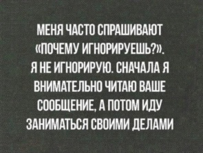 Потом сообщение. Смешные фразы про игнор. Цитаты про игнорирование человека. Цитаты про игнор. Шутки про игнорирование.