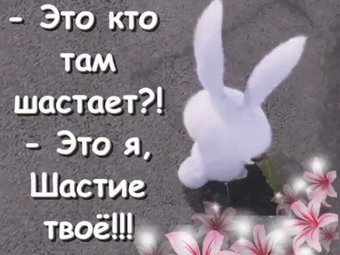 Ты выглядишь как зайка в глазах