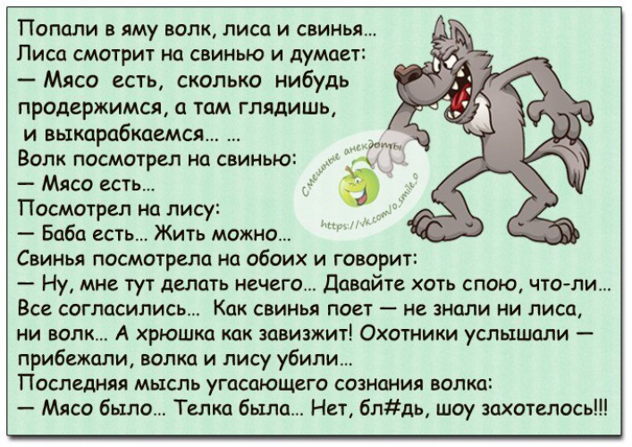 Не за то волка бьют что. Анекдот про волка. Анекдоты про любовь. Анекдоты в картинках про любовь.