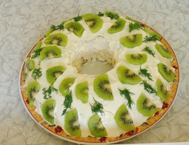 Салат изумрудный браслет салат рецепт с фото с