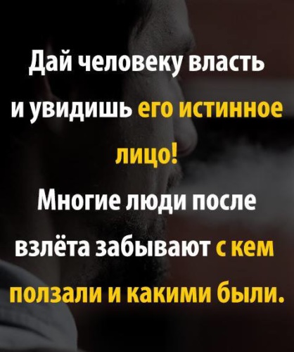 Человек и власть проект