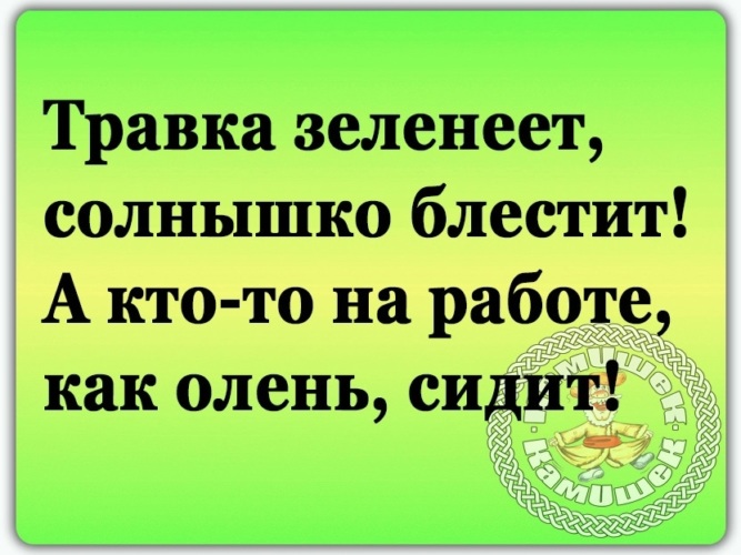 Травка зеленеет солнышко блестит полностью. Травка зеленеет солнышко блестит кто то на работе как олень сидит. Травка зеленеет солнышко блестит юмор. А кто то на работе как олень сидит. Трава зеленее солнышко блестит.