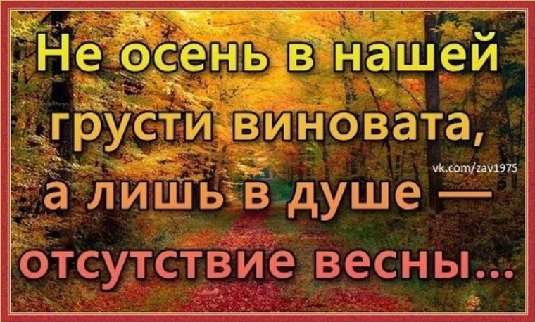 Не осень в нашей грусти виновата а лишь в душе отсутствие весны картинки