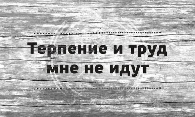 Терпение и труд прощаются до понедельника картинка смешная