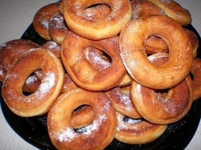 Пончики на сгущенке рецепт с фото пышные на сковороде